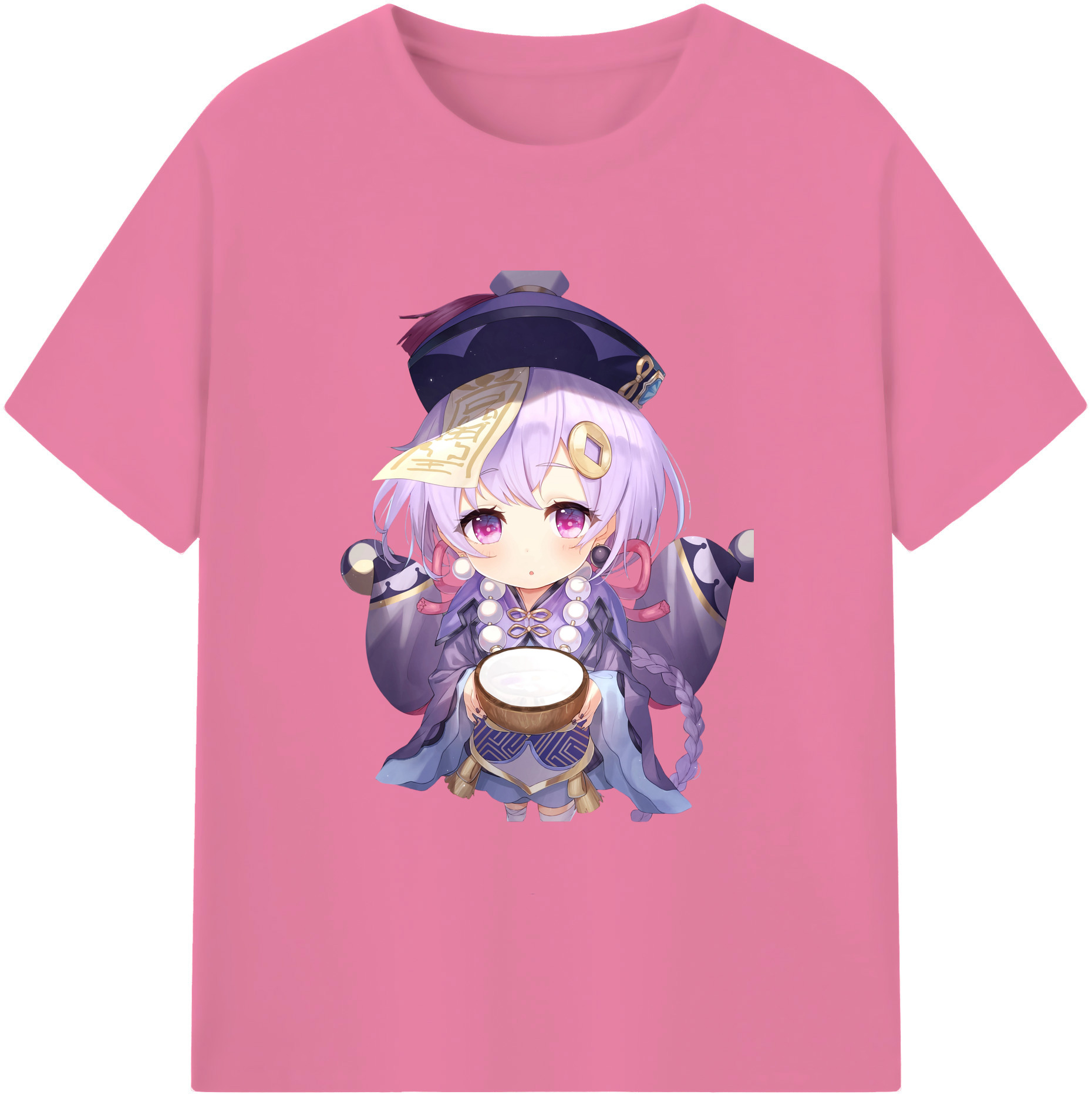 げんし神 七七 なな  genshin Nana 綿100％半袖Tシャツ（フロントプリント）
